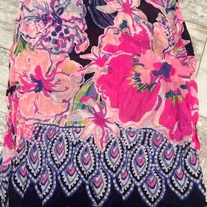 Lilly Pulitzer Scarf with fringe bottom
